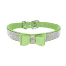 Soft Seude Leather Dog Collar