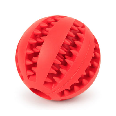 Soft Pet Dog Toys Toy Funny Interactive Elasticity Ball Dog Chew Toy For Dog Tooth Clean Ball Food Extra-tough Rubber Ball Dog