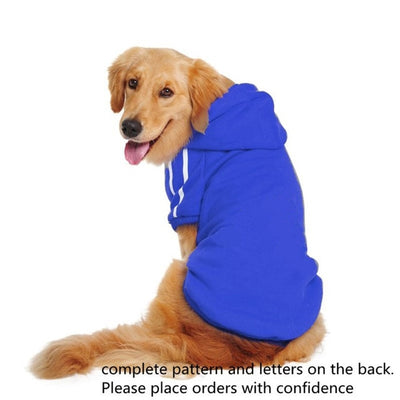Winter Warm Large Dog Clothes Dog Hoodie Coat Sweater for Large dogs Pet Clothes Golden Retriever Labrador Alaskan