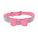 Soft Seude Leather Dog Collar